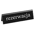 Dodatek kuchenny Hendi Tabliczka informacyjna "Rezerwacja" - 663523